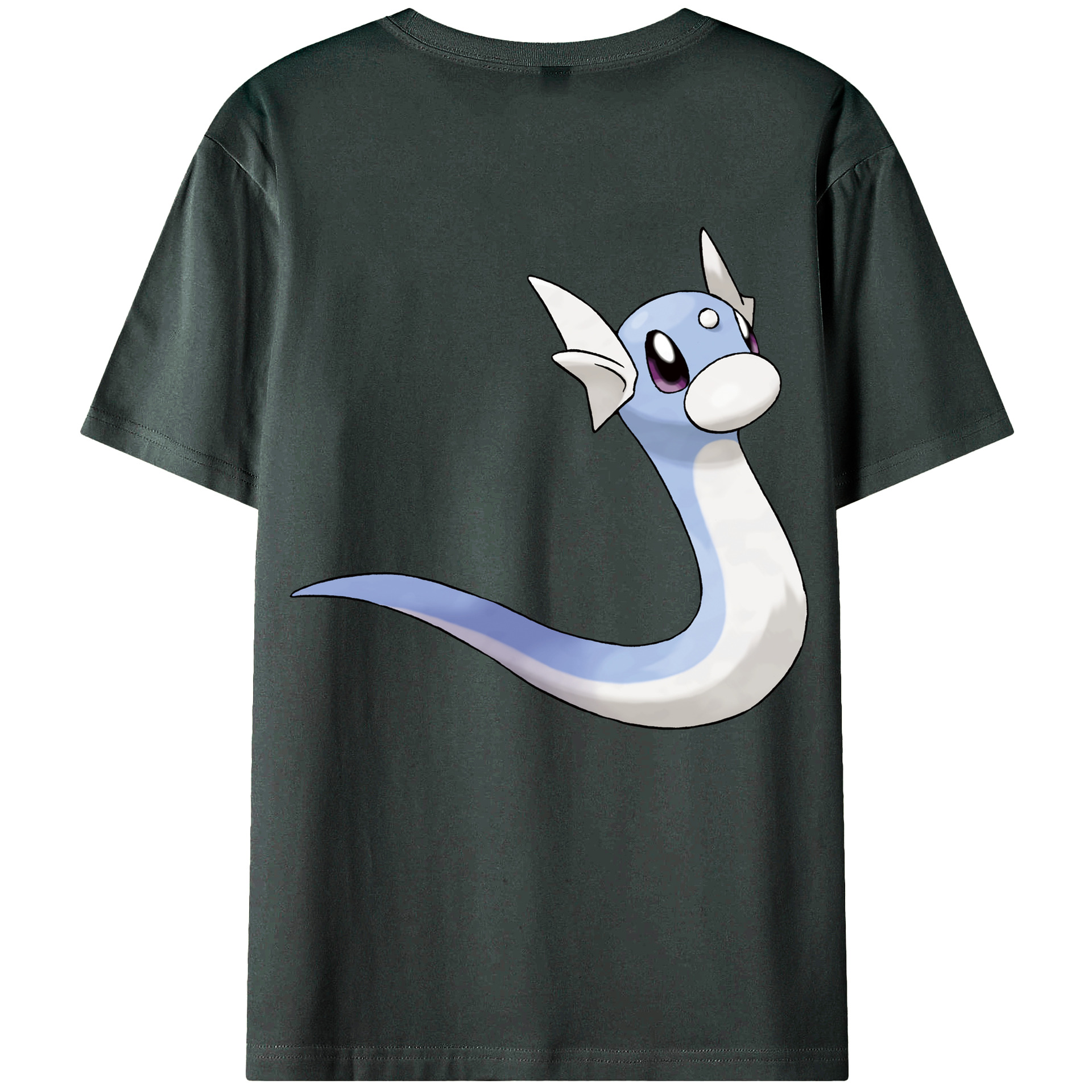 （画像用） ポケットモンスター Pokémon 綿100％ メンズ半袖Tシャツ（バックプリント） 通気性